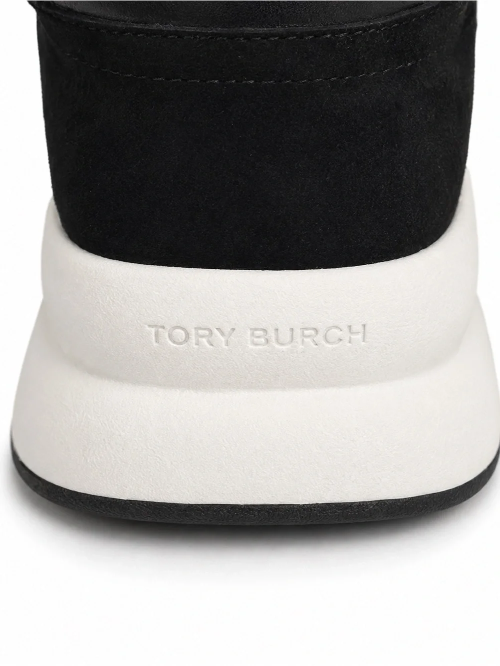 Tory Burch Black and White Chunky Platform Sneakers